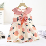 Cloud Cotton Bow Princess Dress