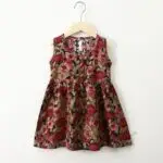Cotton Silk Flora Baby Girl Dress-FLD-208