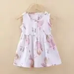 Cotton Silk Flora Baby Girl Dress-FLD-206