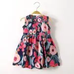Cotton Silk Flora Baby Girl Dress-FLD-207