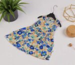 Cotton Silk Flora Baby Girl Dress-FLD-209 - Image 4