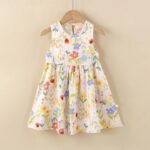 Cotton Silk Flora Baby Girl Dress-FLD-202