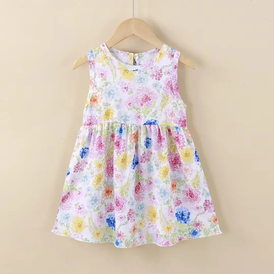 main_imageHd2cc132b79e543b4b4a79c14d691e45ce Cotton Silk Flora Baby Girl Dress-FLD-204 - Image 1