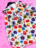 Baby Girls 3D Floral Print Dress - Image 4