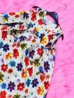 Baby Girls 3D Floral Print Dress - Image 5