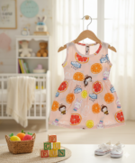 Baby Girls Cotton Summer Dress - Image 3