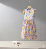 Flying Sleeve Princess Dress for Girls - Image 3