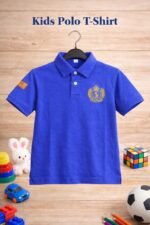Royal Blue Polo Shirt set - Image 3
