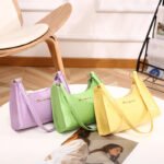 Solid Color Handbag for Ladies - Image 2
